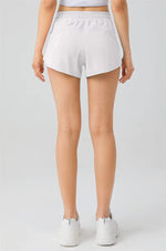 Women's FreeRUN High Waist Lined Shorts with Zipper Pockets